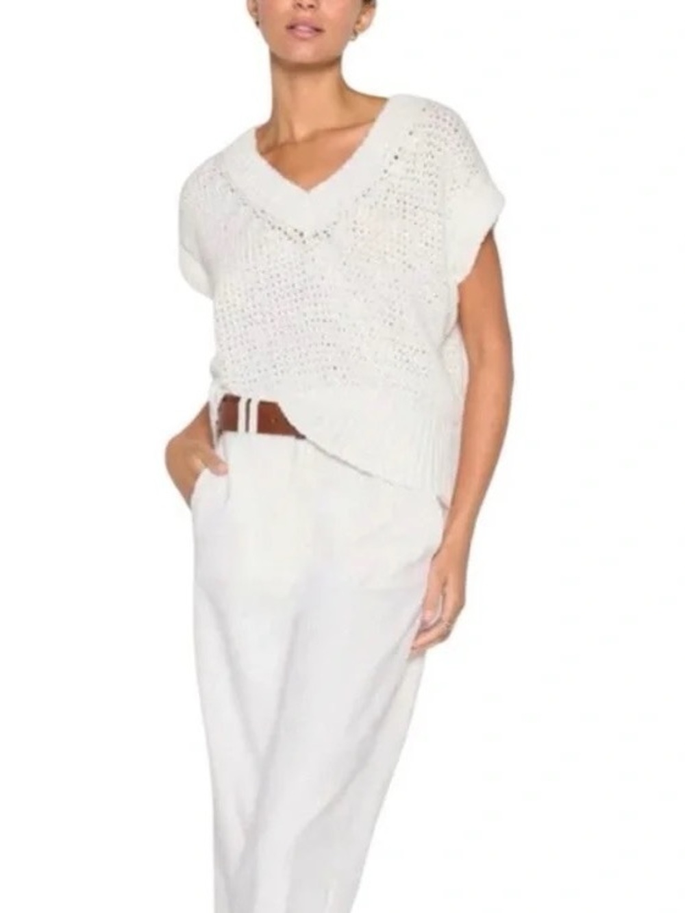 Brochu Walker Anais V-Neck Sweater